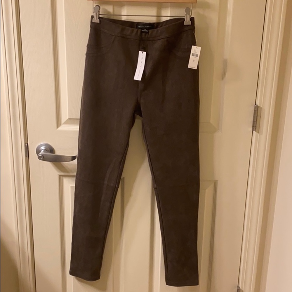 NWT Sanctuary x Anthropologie Faux Suede Leggings